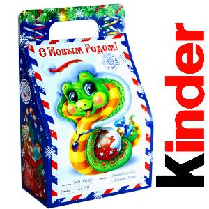 Детский подарок на Новый Год в жестяной упаковке весом 335 грамм по цене 1312 руб в Курске